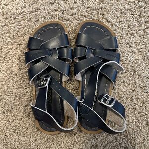 Navy Blue Salt Water Sandals